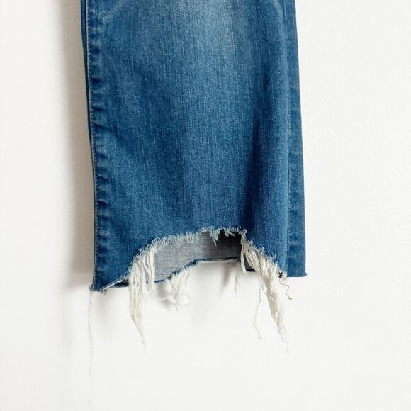 MADEWELL High Rise Cali Demi Boot Jeans Distressed 26 - Picture 7 of 13